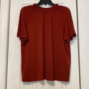 Red A New Day Blouse, size large